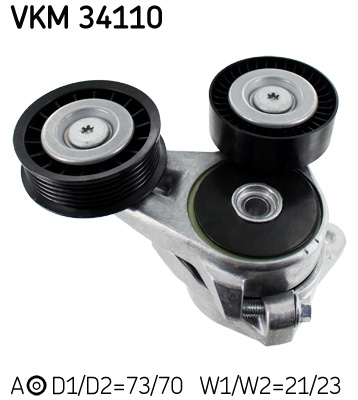 Tendicinghia, Cinghia Poly-V - VKM 34110 SKF